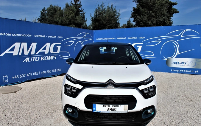 Citroen C3 cena 58900 przebieg: 13444, rok produkcji 2020 z Międzylesie małe 407
